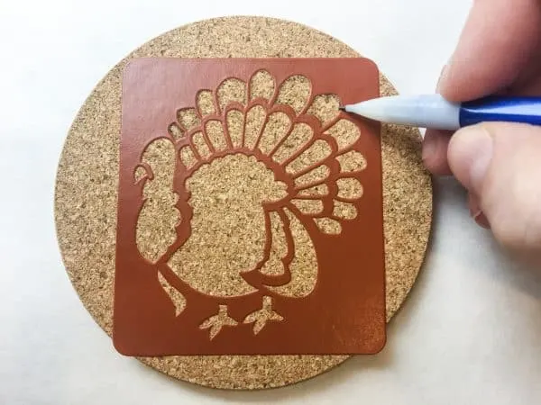Tips for Wood Burning Stencils on Cork - The Handyman's Daughter